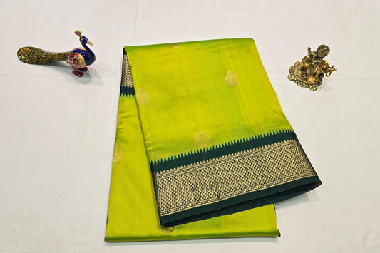 Nine and a half yards silk saree by A Silk weave PSAC0901560
