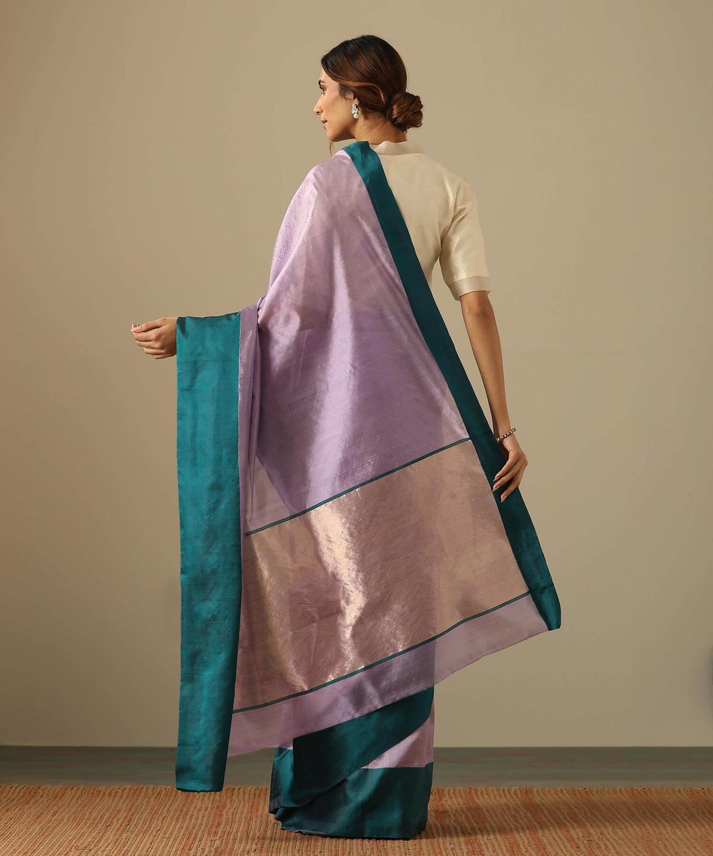 Chanderi Silk Saree PSWY23SRN16282 - Parisera