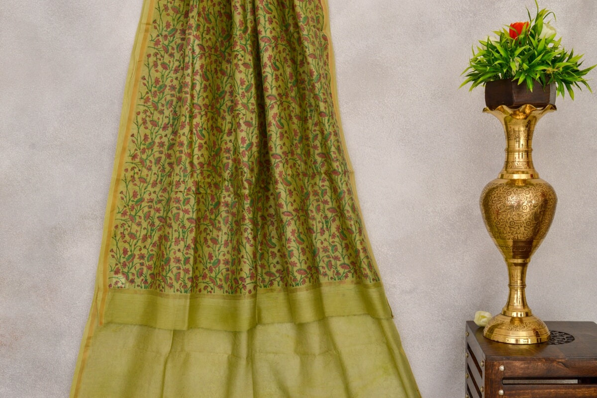 Chanderi Silk saree PSCO110037 - Parisera
